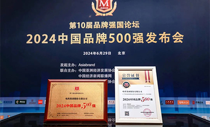 【逐梦新时代，品牌赢未来】利博官网品牌荣登中国品牌500强